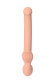 Телесный безремневой страпон Silicone Bendable Strap-On - size S