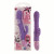 Фиолетовый силиконовый вибратор LIA DUAL STIMULATOR - 13 см.