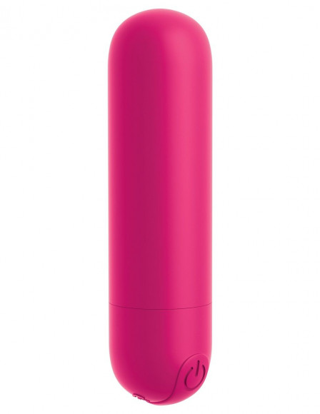 Ярко-розовая перезаряжаемая вибропуля #Play Rechargeable Bullet