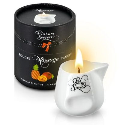 Массажная свеча с ароматом манго и ананаса Bougie de Massage Ananas Mangue - 80 мл. Массажная свеча с ароматом манго и ананаса Bougie de Massage Ananas Mangue - 80 мл.