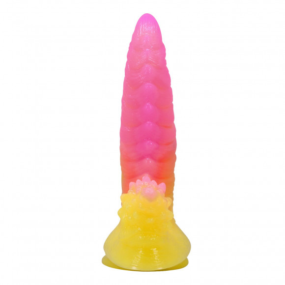 Силиконовый фаллоимитатор Flame Beast - 22,5 см.