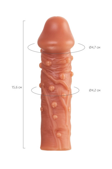 Телесная насадка на фаллос с отверстием для мошонки Cock Sleeve 002 Size M - 15,6 см. Телесная насадка на фаллос с отверстием для мошонки Cock Sleeve 002 Size M - 15,6 см.