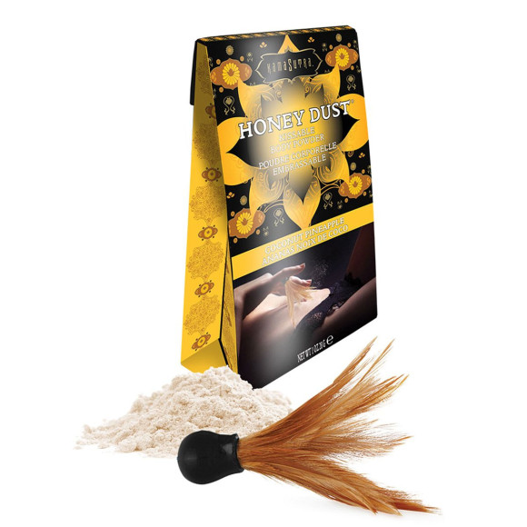 Пудра для тела Honey Dust Body Powder с ароматом кокоса и ананаса - 28 гр. Пудра для тела Honey Dust Body Powder с ароматом кокоса и ананаса - 28 гр.