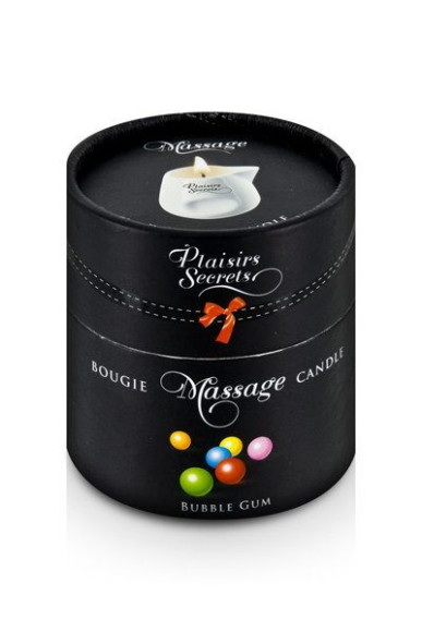 Массажная свеча с ароматом бубль-гума Bougie de Massage Gourmande Bubble Gum - 80 мл. Массажная свеча с ароматом бубль-гума Bougie de Massage Gourmande Bubble Gum - 80 мл.