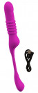 Лиловый вибратор 3 Function Vibrator с функцией фрикций и постукиванием