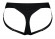 Черные трусики для насадок Heroine Lingerie Harness - size XL