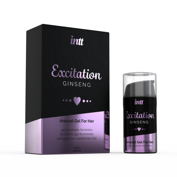 Женский возбуждающий интимный гель Excitation Ginseng - 15 мл. Женский возбуждающий интимный гель Excitation Ginseng - 15 мл.