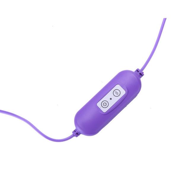 Фиолетовые гладкие виброяйца, работающие от USB Фиолетовые гладкие виброяйца, работающие от USB