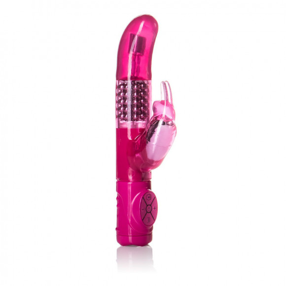 Розовый вибромассажер Advanced G Jack Rabbit с клиторальным зайчиком - 18 см. Розовый вибромассажер Advanced G Jack Rabbit с клиторальным зайчиком - 18 см.