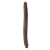 Коричневый двусторонний фаллоимитатор Chocolate 16-Inch Long Dildo - 41,5 см.