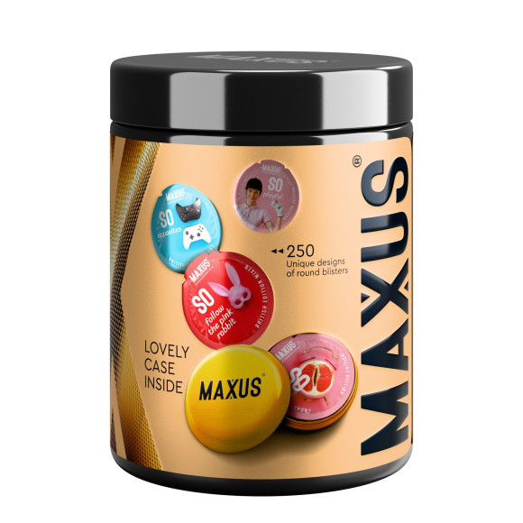 Точечные презервативы MAXUS 2000 Amazing Dots с железным кейсом - 12 шт. Точечные презервативы MAXUS 2000 Amazing Dots с железным кейсом - 12 шт.