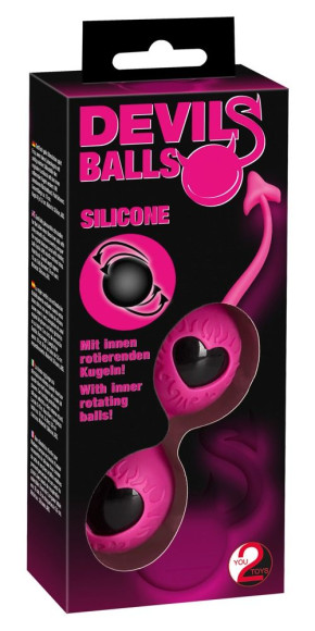 Вагинальные шарики в силиконовой оболочке Devils Balls 