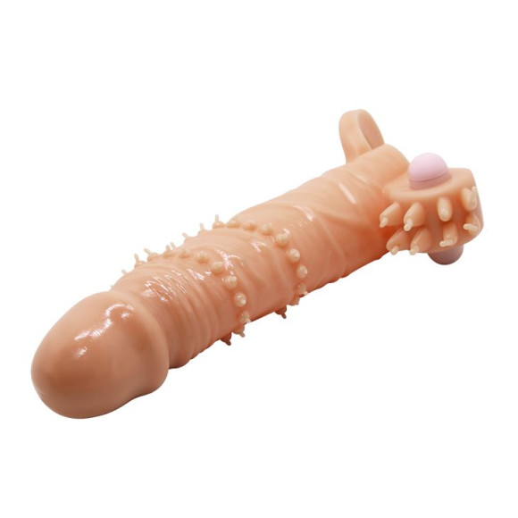 Телесная удлиняющая вибронасадка Penis Sleeve Connor - 17 см. Телесная удлиняющая вибронасадка Penis Sleeve Connor - 17 см.