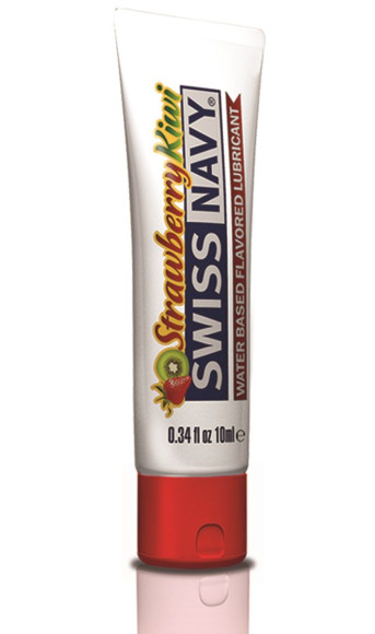 Лубрикант Swiss Navy Strawberry Kiwi Lube с ароматом клубники и киви - 10 мл. Лубрикант Swiss Navy Strawberry Kiwi Lube с ароматом клубники и киви - 10 мл.