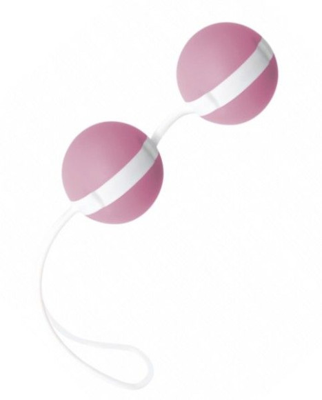 Нежно-розовые вагинальные шарики Joyballs Bicolored Нежно-розовые вагинальные шарики Joyballs Bicolored