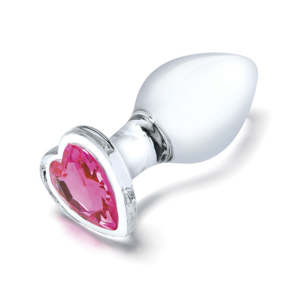 Набор из 3 стеклянных анальных пробок Heart Jewel Plug Set Набор из 3 стеклянных анальных пробок Heart Jewel Plug Set