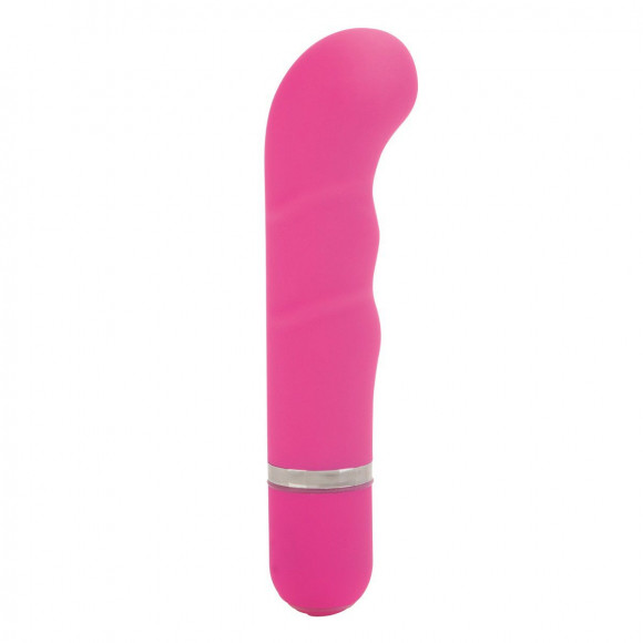 Розовый вибромассажер 10-Function Charisma Ripply - 11 см.