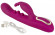 Лиловый вибратор-кролик 2 Function Vibrator Squirting - 22,5 см.