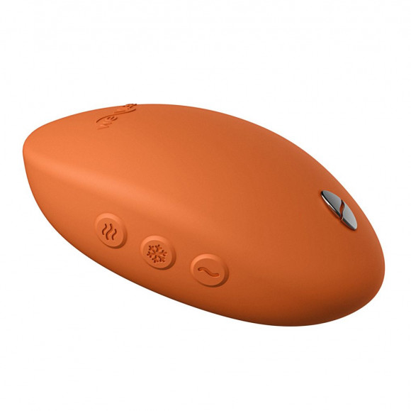 Оранжевый вибратор We-Vibe Temp для температурных игр