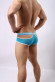 Голубые мужские трусы-хипсы Cockon X Lace Boxer с вырезами Голубые мужские трусы-хипсы Cockon X Lace Boxer с вырезами