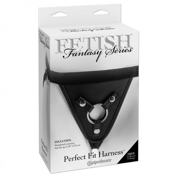 Черные женские трусики для страпона Perfect Fit Harness