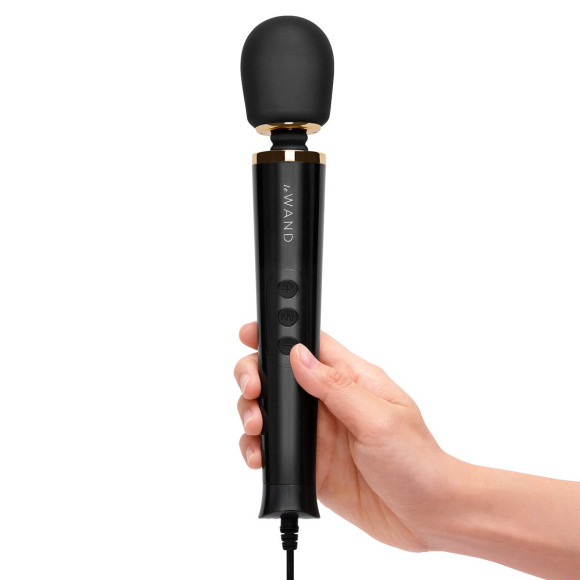Черный проводной вибратор Le Wand Petite Vibrating Massager - 25 см. Черный проводной вибратор Le Wand Petite Vibrating Massager - 25 см.