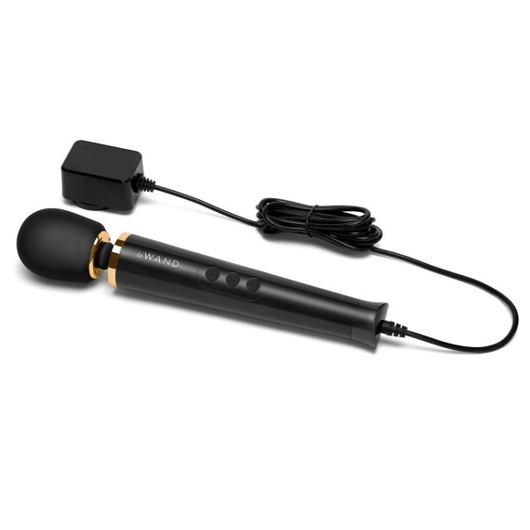 Черный проводной вибратор Le Wand Petite Vibrating Massager - 25 см. Черный проводной вибратор Le Wand Petite Vibrating Massager - 25 см.
