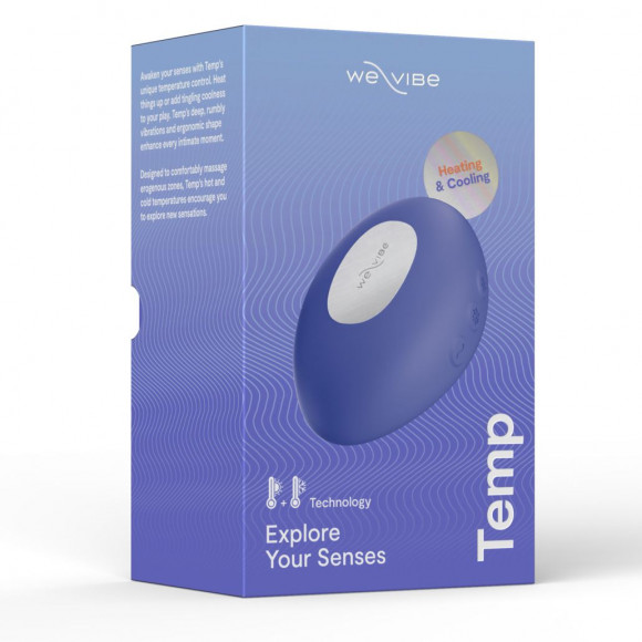Сиреневый вибратор We-Vibe Temp для температурных игр