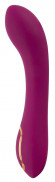 Лиловый вибратор с функцией расширения Inflatable Vibrator - 21,1 см.