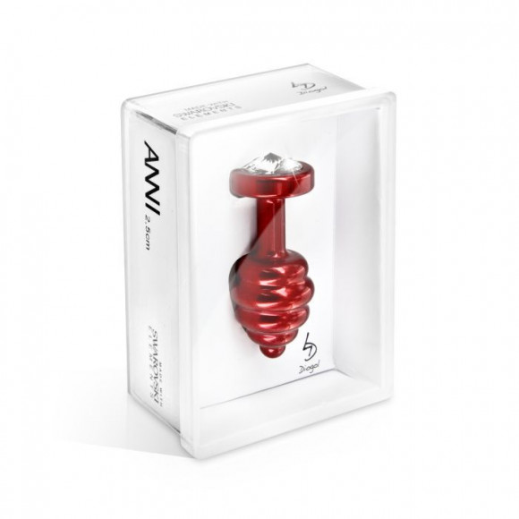 Красный анальный плаг с винтовым рельефом ANNI Ano red plated T2 - 7,5 см. Красный анальный плаг с винтовым рельефом ANNI Ano red plated T2 - 7,5 см.
