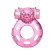 Розовое эрекционное кольцо с вибрацией Pink Bear Розовое эрекционное кольцо с вибрацией Pink Bear