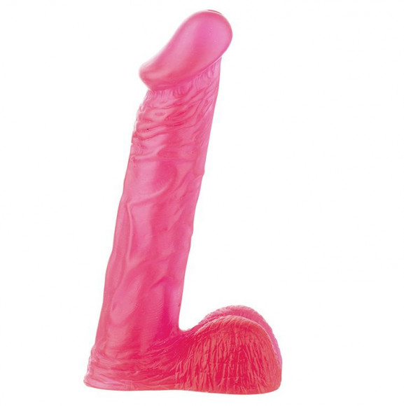 Розовый фаллоимитатор XSKIN 8 PVC DONG - 20 см.