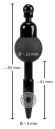 Черный уретральный вибростимулятор Vibrating Penis Plug Черный уретральный вибростимулятор Vibrating Penis Plug