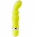 Зелёный вибромассажёр NEON TEASER VIBE GREEN - 11,4 см.