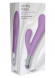 Фиолетовый вибратор Lovely Vibes G-spot Twin - 20 см.