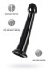 Черный фаллоимитатор Jelly Dildo M - 18 см. Черный фаллоимитатор Jelly Dildo M - 18 см.