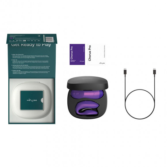 Фиолетовый вибратор для пар We-Vibe Chorus Pro Фиолетовый вибратор для пар We-Vibe Chorus Pro