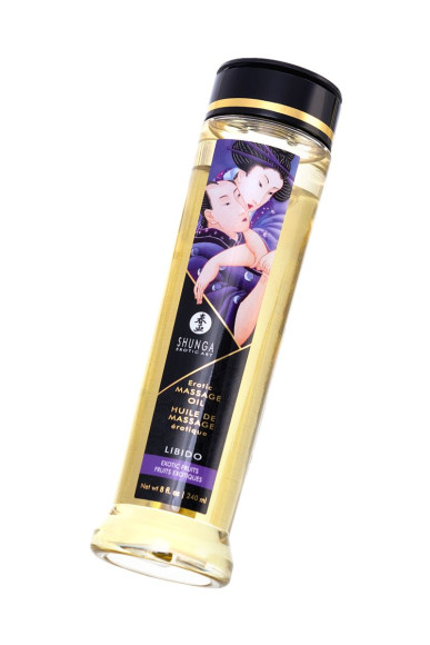 Массажное масло Libido Exotic Fruits с ароматом экзотических фруктов - 240 мл. Массажное масло Libido Exotic Fruits с ароматом экзотических фруктов - 240 мл.