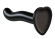 Черный фаллоимитатор-насадка Strap-On-Me P&G spot Dildo size S - 16,4 см.