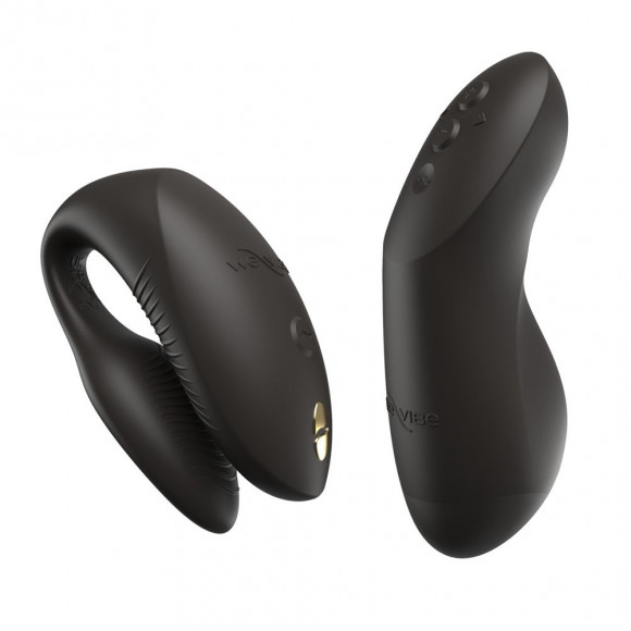 Черный вибратор для пар We-Vibe Chorus Pro