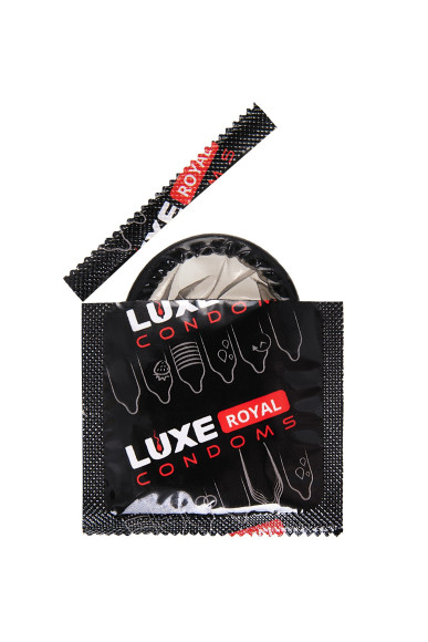 Черные презервативы LUXE Royal Black Collection - 3 шт. Черные презервативы LUXE Royal Black Collection - 3 шт.