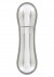 Серебристый мини-вибромассажер MINI VIBRATING MASSAGER - 8 см.