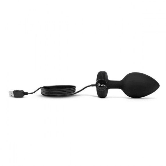 Черная вибропробка Vibrating Jewel Plug XXL - 12 см. Черная вибропробка Vibrating Jewel Plug XXL - 12 см.