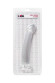 Прозрачный нереалистичный фаллоимитатор Jelly Dildo XL - 22 см.