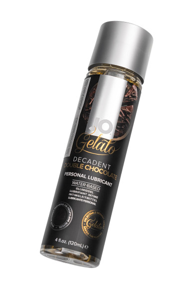 Лубрикант с ароматом шоколада JO GELATO DECADENT DOUBLE CHOCOLATE - 120 мл.