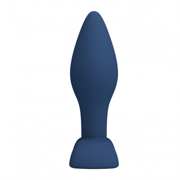 Синяя анальная пробка Bulb Plug - 12,1 см.
