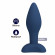 Синяя анальная пробка Bulb Plug - 12,1 см.