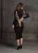 Эффектное длинное платье Carme XI Dress with Turtleneck