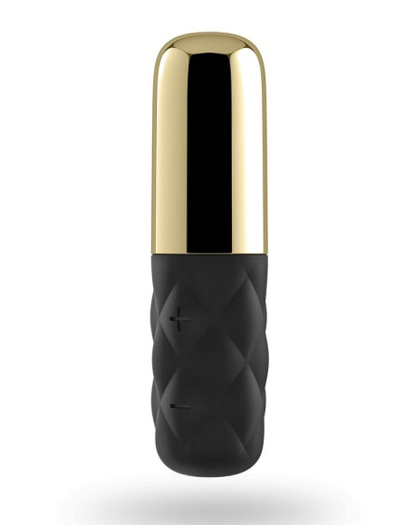 Чёрно-золотистая вибропуля Satisfyer Lovely Honey Чёрно-золотистая вибропуля Satisfyer Lovely Honey