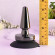 Черная анальная вибропробка Beginner Metal Plug - 11,2 см. Черная анальная вибропробка Beginner Metal Plug - 11,2 см.